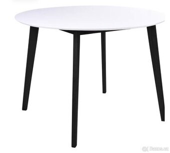 Jídelní stůl, kulatý, průměr 105 cm, Nordic House Vojens