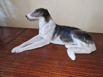 Porcelánová soška psa - 1