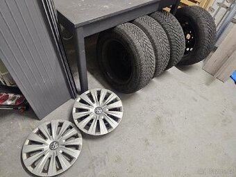 Pneu + kola Golf 7 Zimni komplet s poklicema