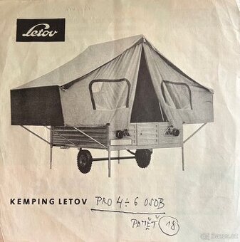 Kempingový vozík Letov LK 6740