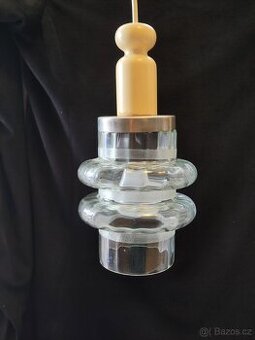 Skleněná lampa retro - 1
