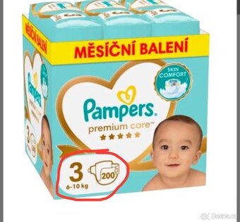 Pampers Premium Care 3 6-10kg 200ks