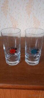 starožitné skleničky