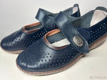 dámské kožené boty John Garfield vel. 37