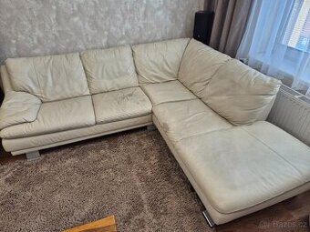 Kožená sedačka zn. Natuzzi