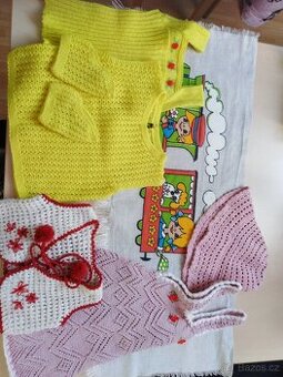 Retro dětské oblečení pro miminko, cena za vše