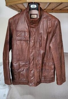 Kožená bunda Camel Active vel. 48 velmi pěkný stav