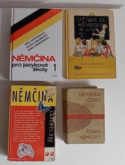 knihy k prodeji - slovníky a učebnice