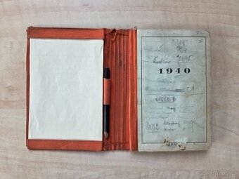 Staré osobní zápisy z období 2. světové války,