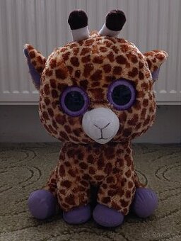 TY Žirafa očka Beanie Boss 42 cm