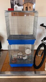 Prodám klec pro hlodavce včetně vybavení.