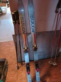 Set Lyže 140cm- lyžáky 6-7 - hůlky 115cm
