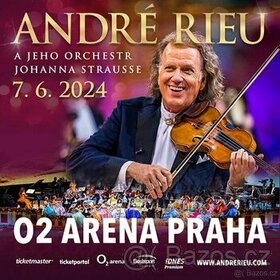 2 Vstupenky Andre Rieu Praha 7.6.2024 - Luxusní místa