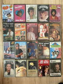 Audio kazety Německý pop 80 -90 let (40ks)