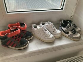 Dětské značkové boty nike a adisas