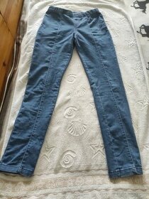 Modré kalhoty dámské - 1