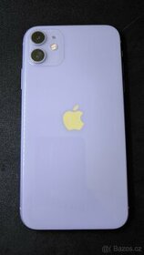 iPhone 11 64GB Purple, AB stav, záruka 6 měsíců