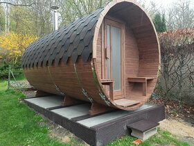 Sudová sauna 2,5 metru s terasou