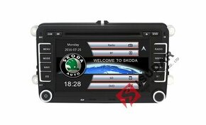 2 DIN Autorádio Isudar MNS 710 VW / ŠKODA / SEAT - GPS navi