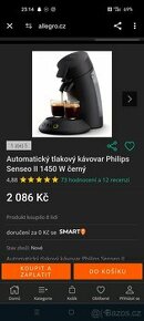 Kávovar Philips Senseo CSA210 Plus NOVÝ MODEL
+ Kapsle - 1