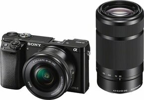 Sony Alpha A6000 + 16–50 mm f/3,5–5,6 + 55–210 mm f/4,5–6,3
