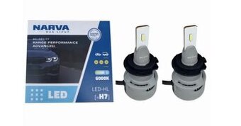 H7 led žárovky Narva 6000lm, 12-24 V , sada