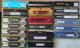 Ram 4GB 8GB 16GB DDR3 1600 CL 9-9-9 více ks