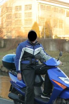Zánovní textilní bunda na motorku, na skútr, vel. M