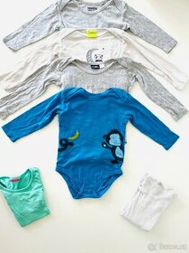 Set 4x body a 2x trika, vel. 86/92