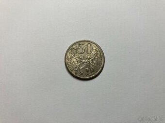 Československo mince ČSR - vzácnejšie ročníky
