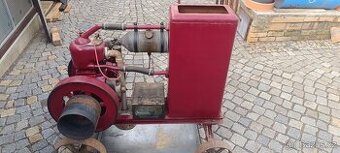 Stabilní motor Slavia 3hp 2hp v chodu