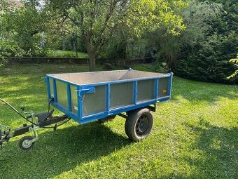 Vozík za malotraktor ,Hydraulický ,vlečka