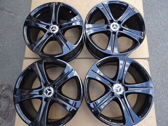 Alu disky černé Mercedes 18", 5x112, ET 43, šíře 8J
