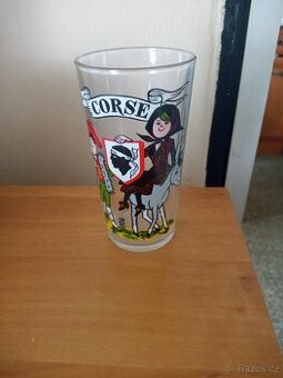 Retro sklenička od hořčice France