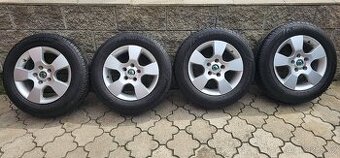 Originál alu ŠKODA O2 5x112 195/65 R15 letní - 7mm