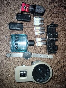 Mix věcí, LED, spínač oken, spinac svetel...