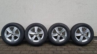 Prodám original zimní aludisky škoda fabia 5x100 R15