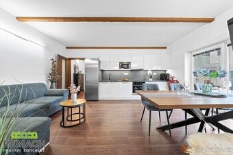 Prodej, byt 2+kk + terasa, 50+6 m², 2 parkovací místa, Buchl