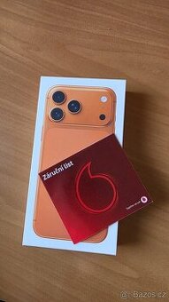 iPhone 17 Pro MAX 256 oranžový nový 2r. záruka Praha/Liberec