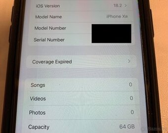 iPhone XR, cerny, 64GB, 94%