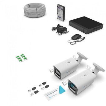 IP kamerový systém 8.0Mpx PROFI 2xBULLET PRB68