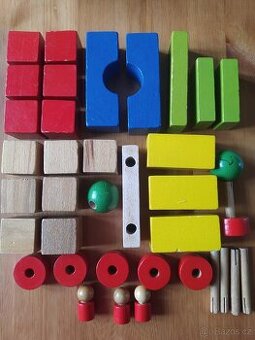 Retro dětské kostky