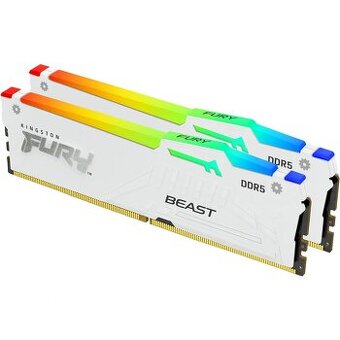 Kingston FURY 32GB KIT DDR5 6000MHz CL30 Beast White RGB