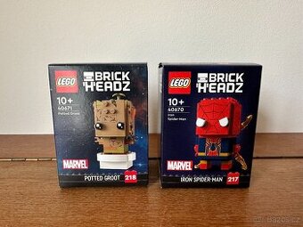 LEGO® Brickheadz 40670 Iron Spider-Man + 40671 Groot v květi