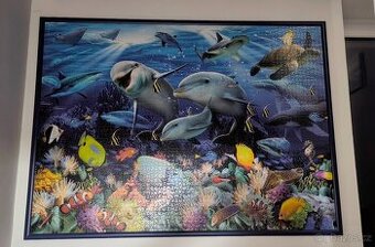 Puzzle obraz v rámu 4000 dílků