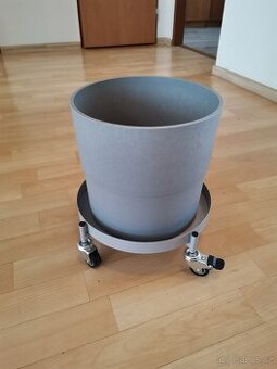 Květináč + Posuvný stojan na rostliny