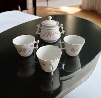 Porcelánový čajový set art deko 1920