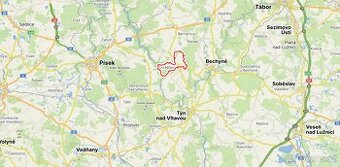 Prodej lesa Dražíč 6005m2 - 1