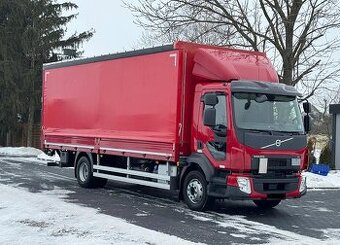 Volvo FL240 - valník s posuvnou plachtou a nakládacím čelem