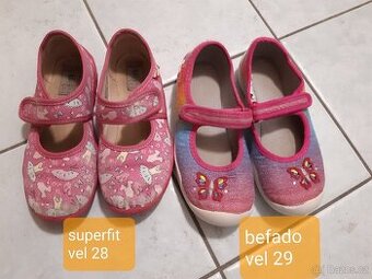 Bačkůrky superfit 28 a befado 29